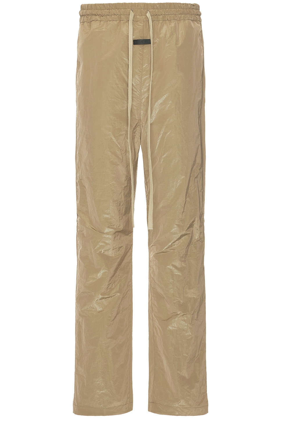 Image 1 of Fear of God Wrinkled Polyester Forum Pant in Dune