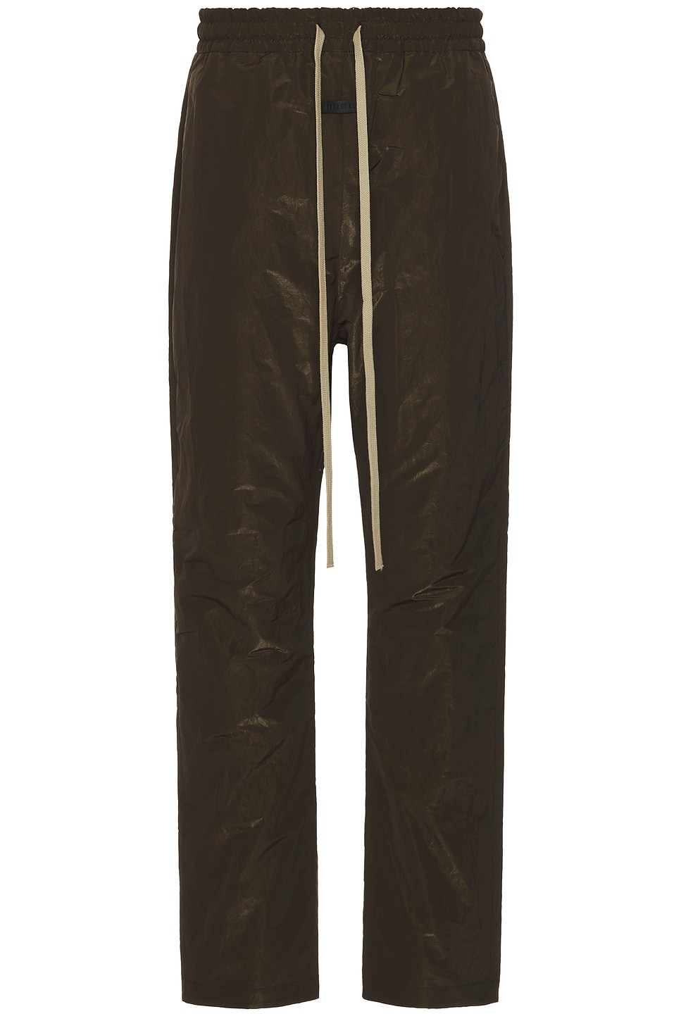 Image 1 of Fear of God Wrinkled Polyester Forum Pant in Mocha