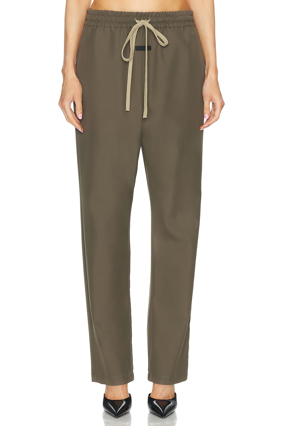 Image 1 of Fear of God Wool Crepe Forum Pant in Wood