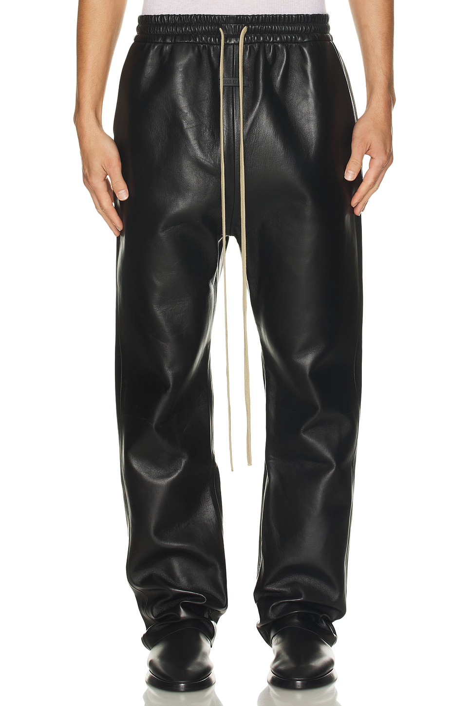 Bonded Leather Forum Pants - Thumbnail 3