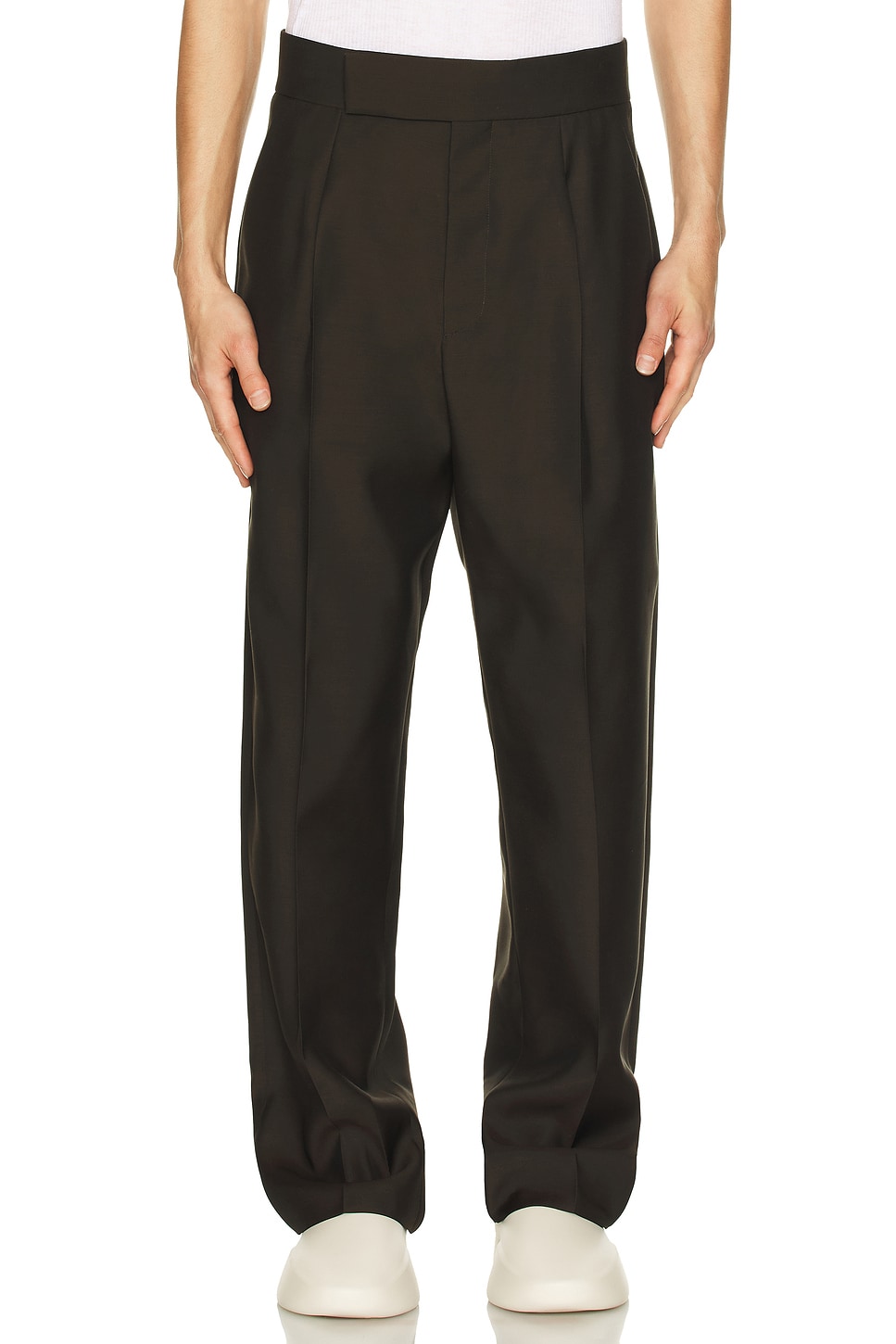 Wool Silk 8th Trouser - Thumbnail 4