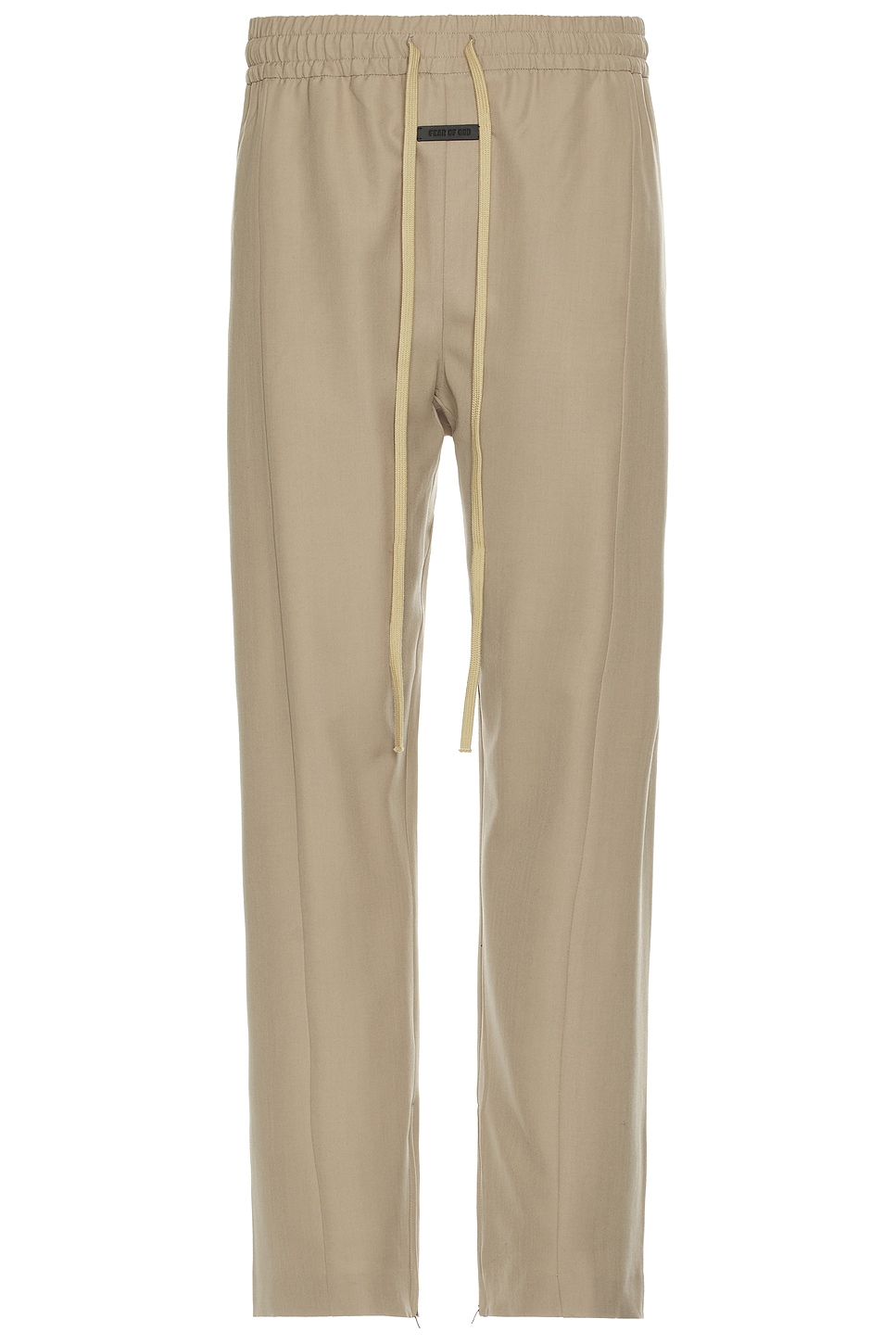 Center Seam Track Pant in Beige