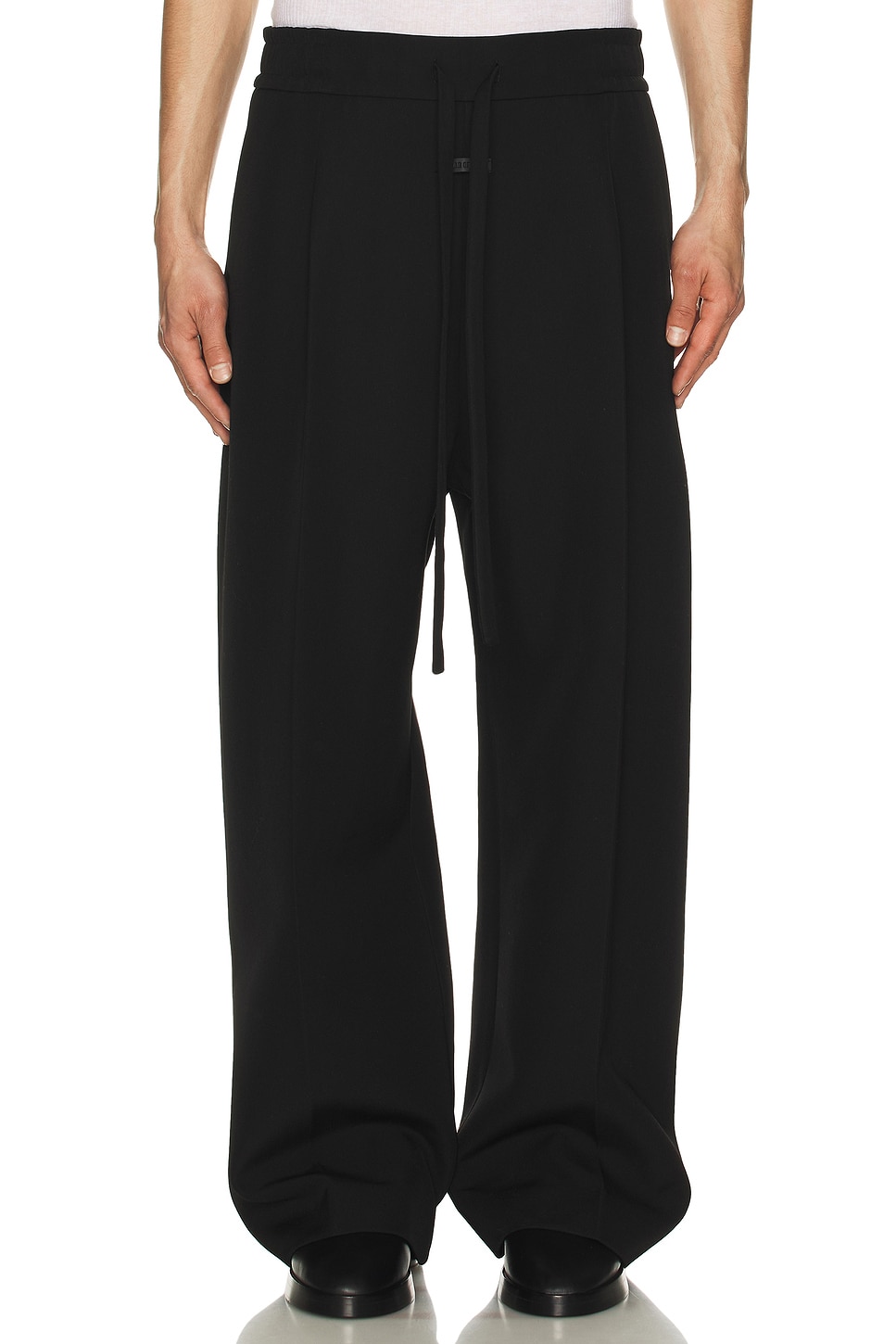 Drawstring Wide Leg Pant - Thumbnail 3