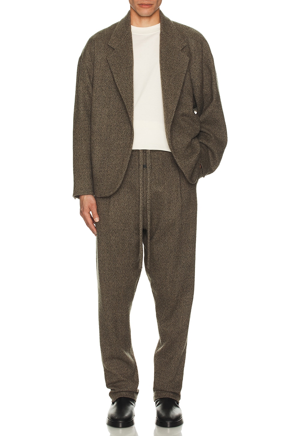 Image 1 of Fear of God Drawstring Eternal Pant in Melange Wood