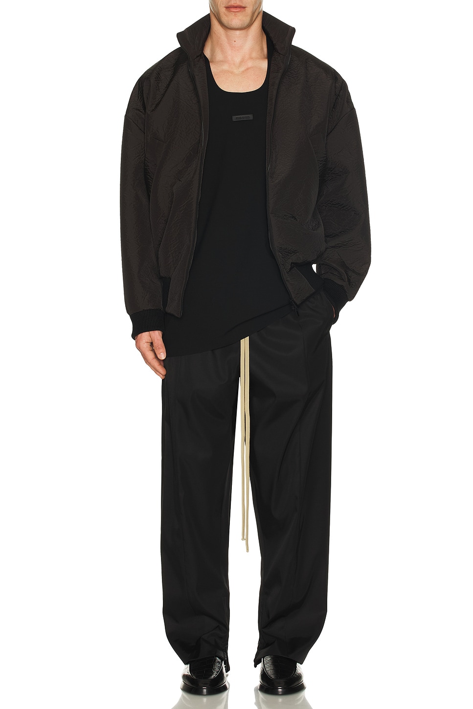 Image 1 of Fear of God Center Seam Track Pant in Black