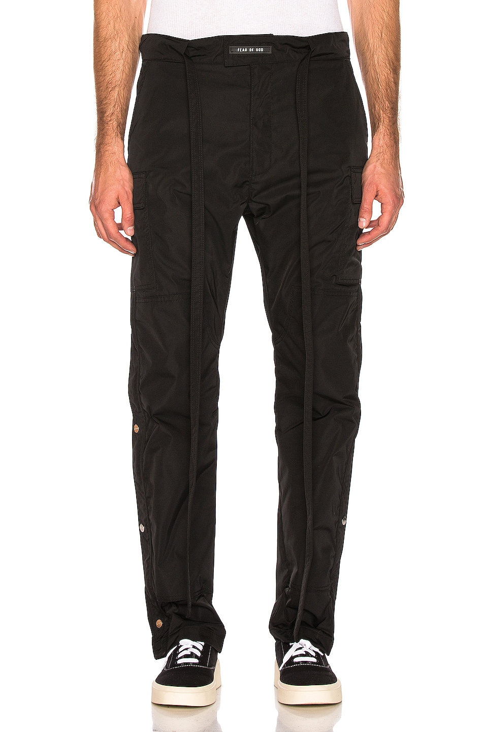 Image 1 of Fear of God Nylon Cargo Pant in Black