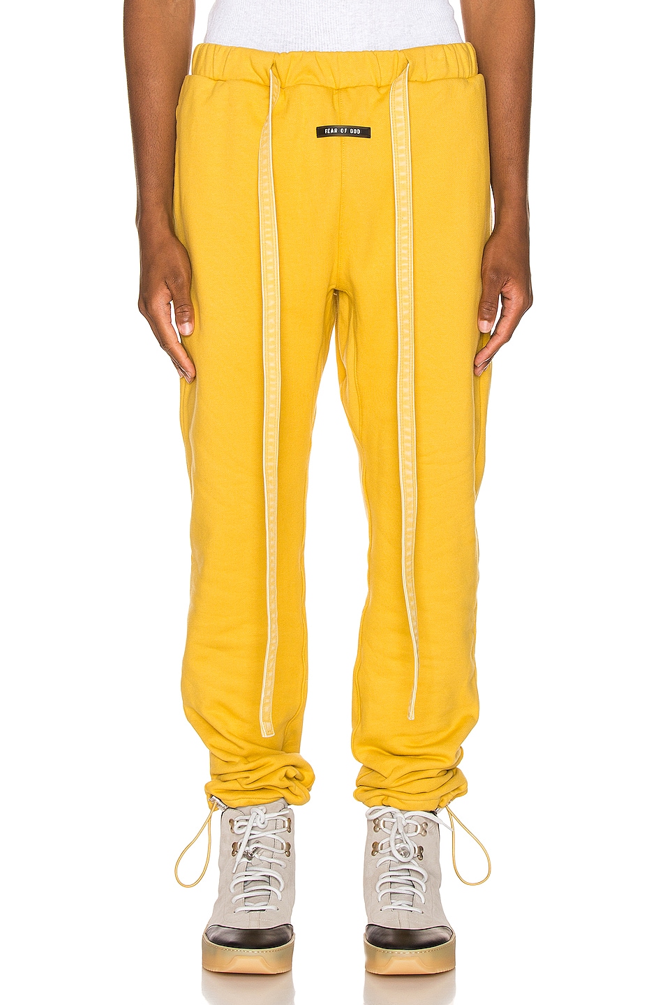 Image 1 of Fear of God Core Sweatpant in Garden Glove Yellow