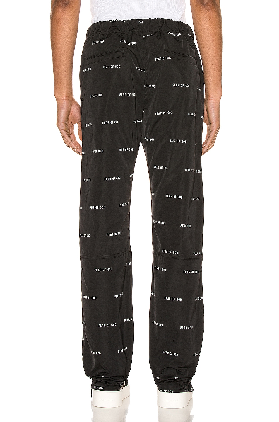 baggy nylon track pants