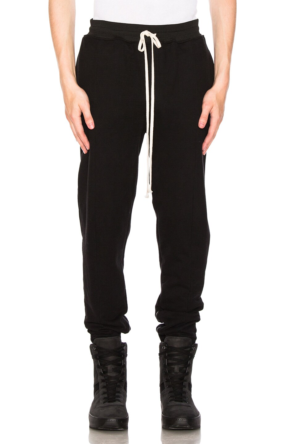 Image 1 of Fear of God Heavy Terry Sweatpants in Black