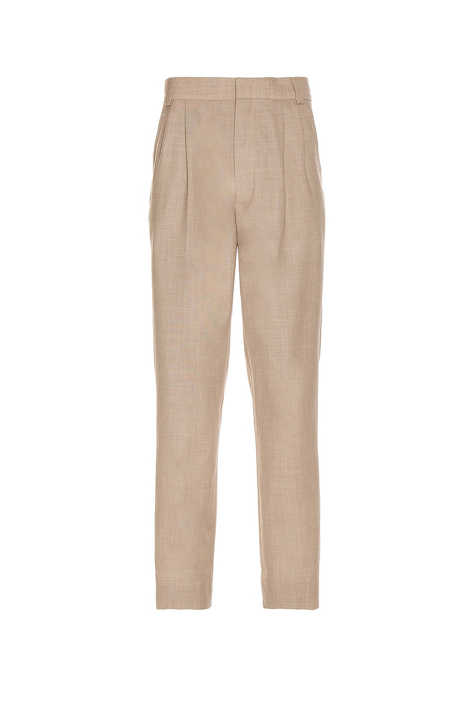 Image 1 of Fear of God Double Pleated Tapered Trouser in Beige