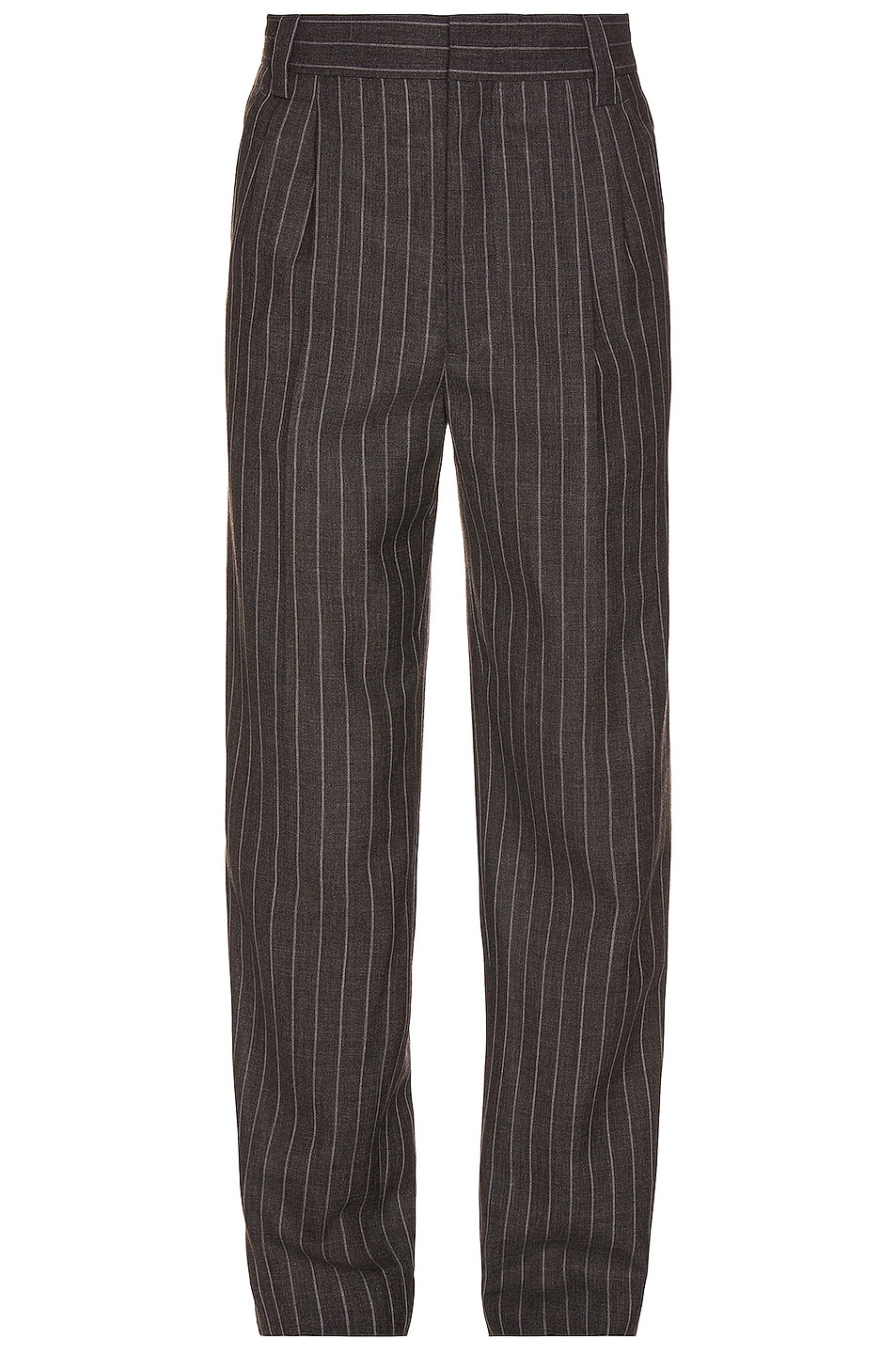 Image 1 of Fear of God Double Pleated Tapered Trouser in Charcoal & White
