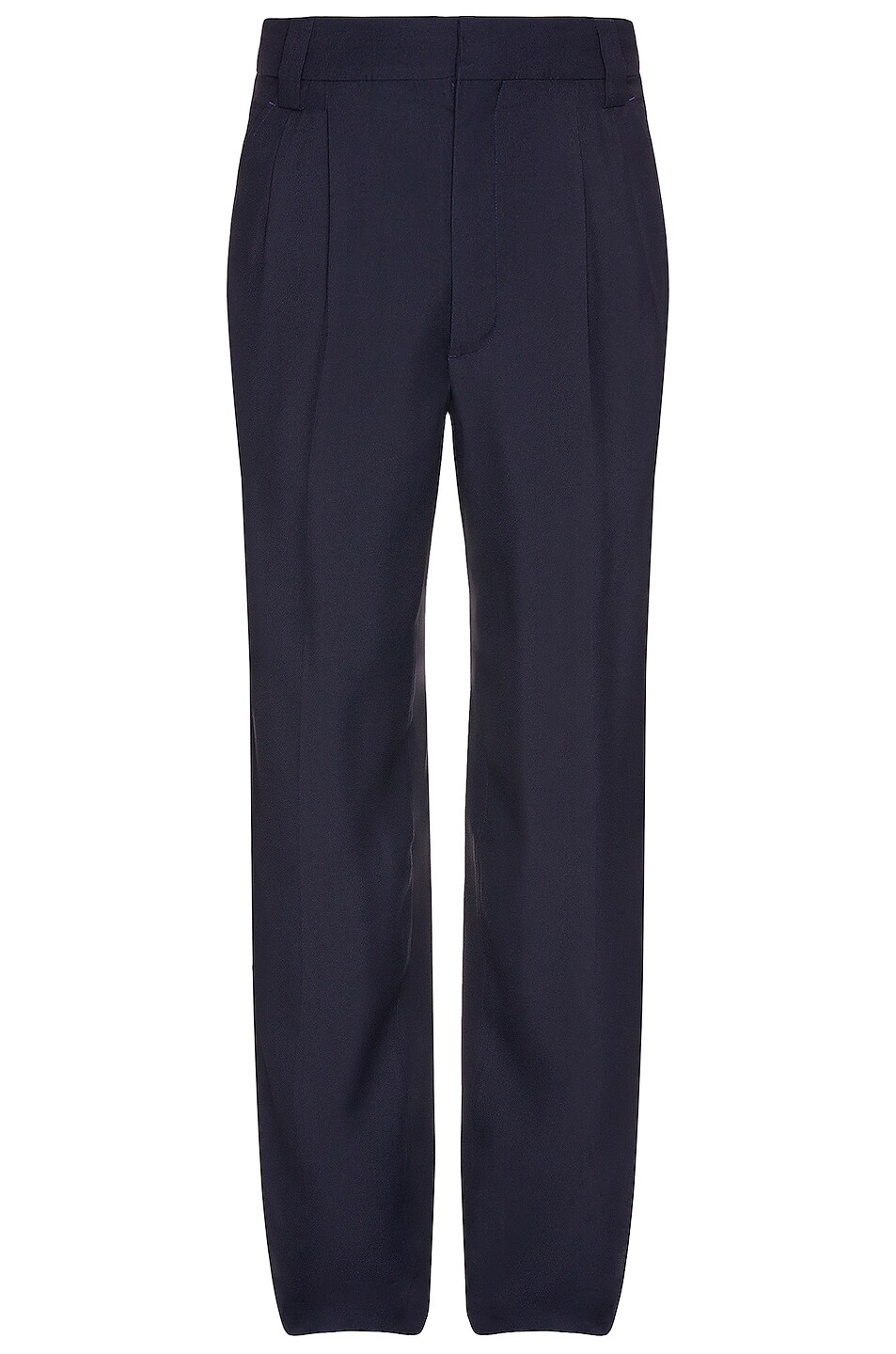 Image 1 of Fear of God Double Pleated Tapered Trouser in Navy