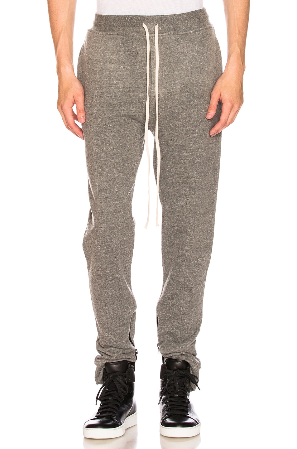 Image 1 of Fear of God Heavy Terry Sweatpants in Heather Grey