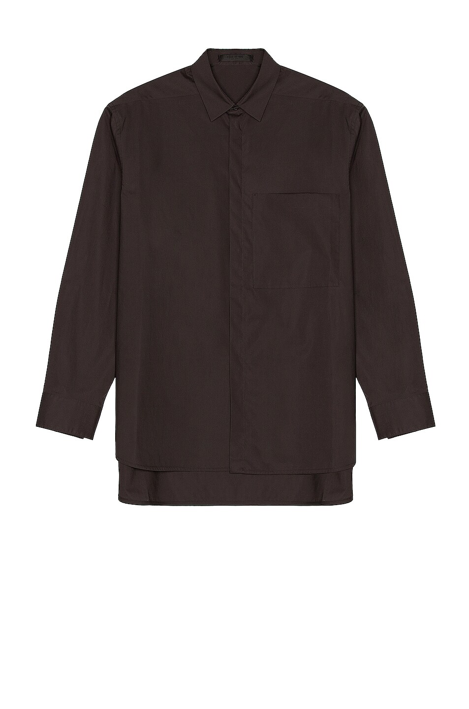 Image 1 of Fear of God Easy Collared Shirt in Black
