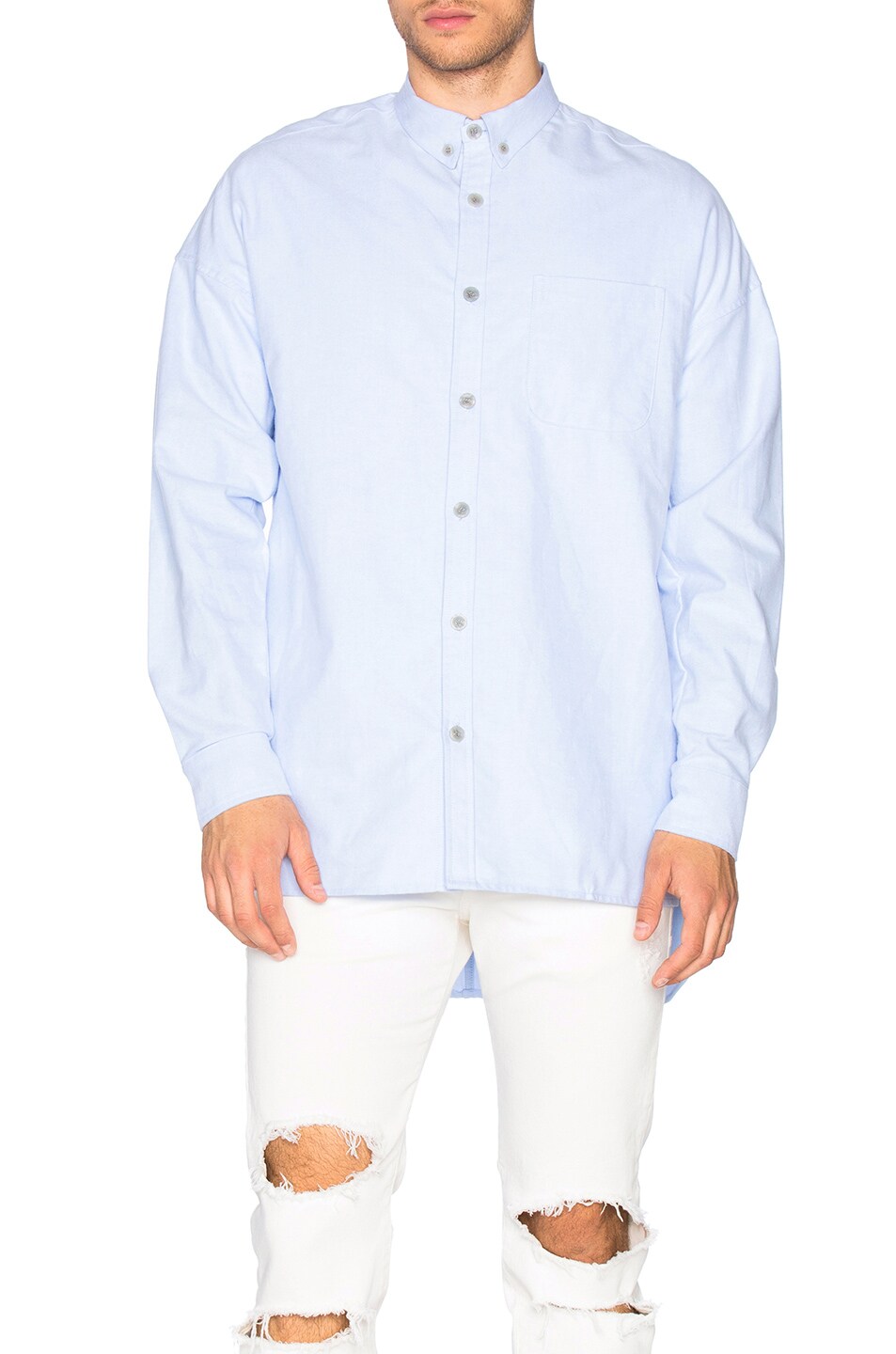 Image 1 of Fear of God Oxford in Light Blue