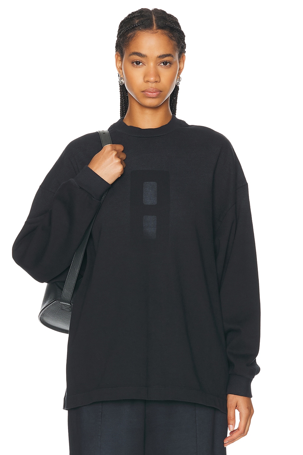 Image 1 of Fear of God Airbrush 8 Ls Tee in Black