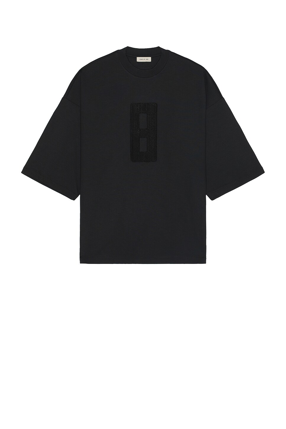 Image 1 of Fear of God Embroidered 8 Milano Tee in Black