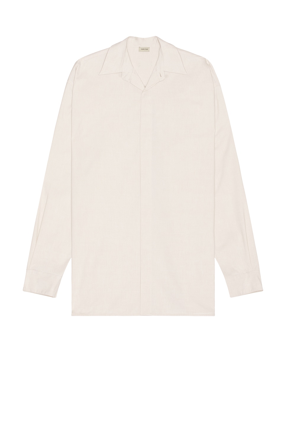 Image 1 of Fear of God Oxford Vented Button Up Shirt in Cream