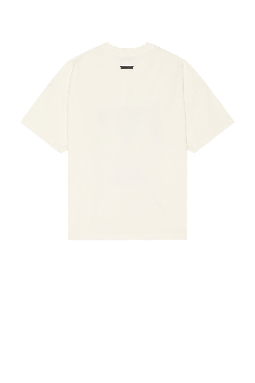 Shop Fear Of God Short Sleeve Thunderbird Black Print Tee In Cream