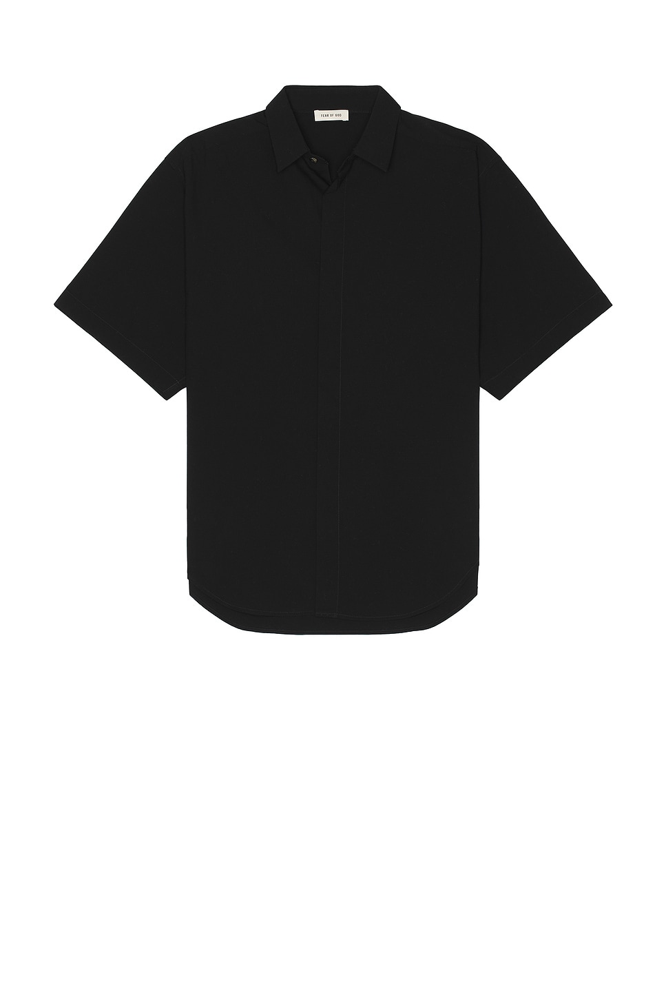 Image 1 of Fear of God Short Sleeve Oxford Shirt in Black