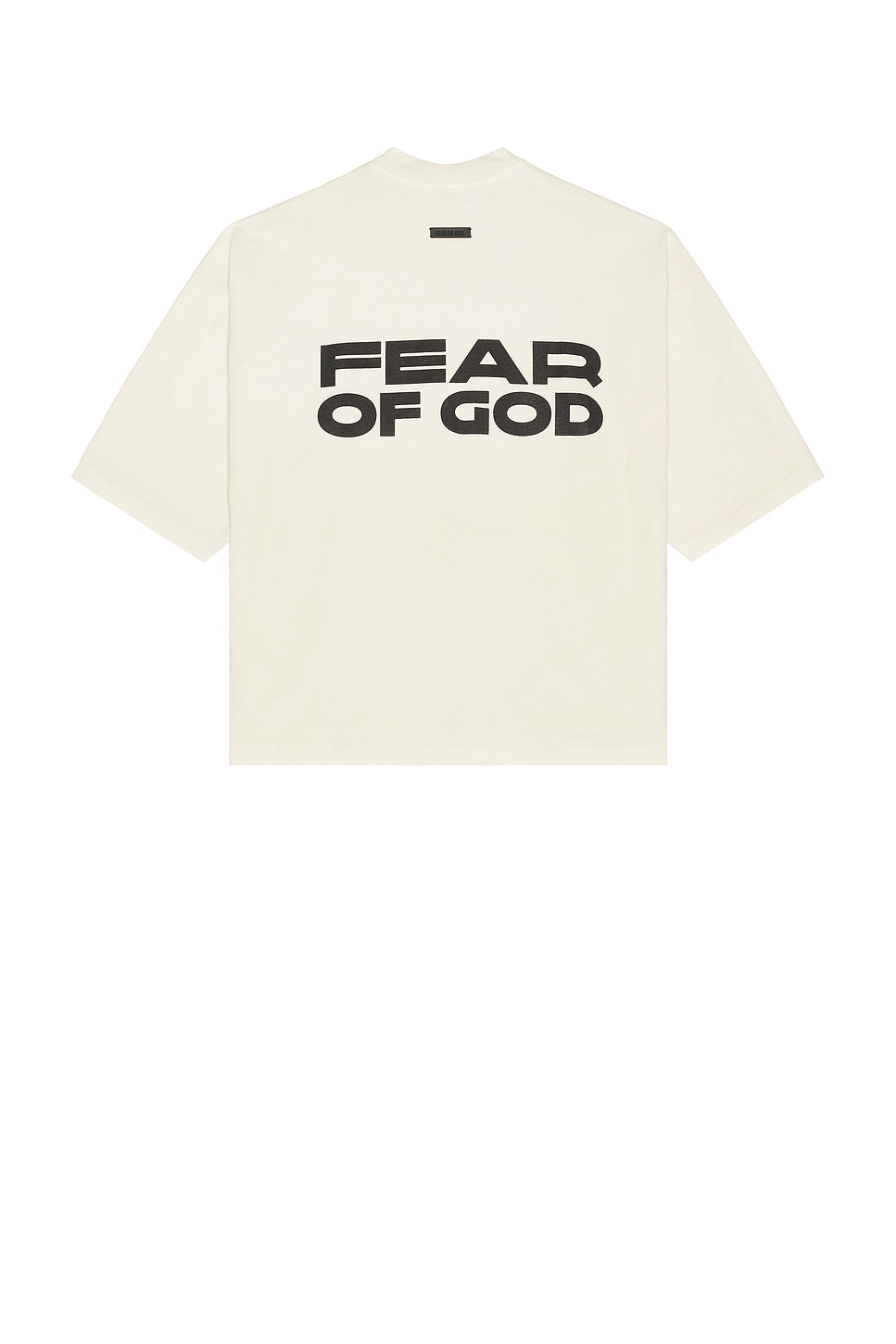 Fear Of God Mens Oat Disciple Relaxed-fit Cotton-jersey T-shirt Xs In White