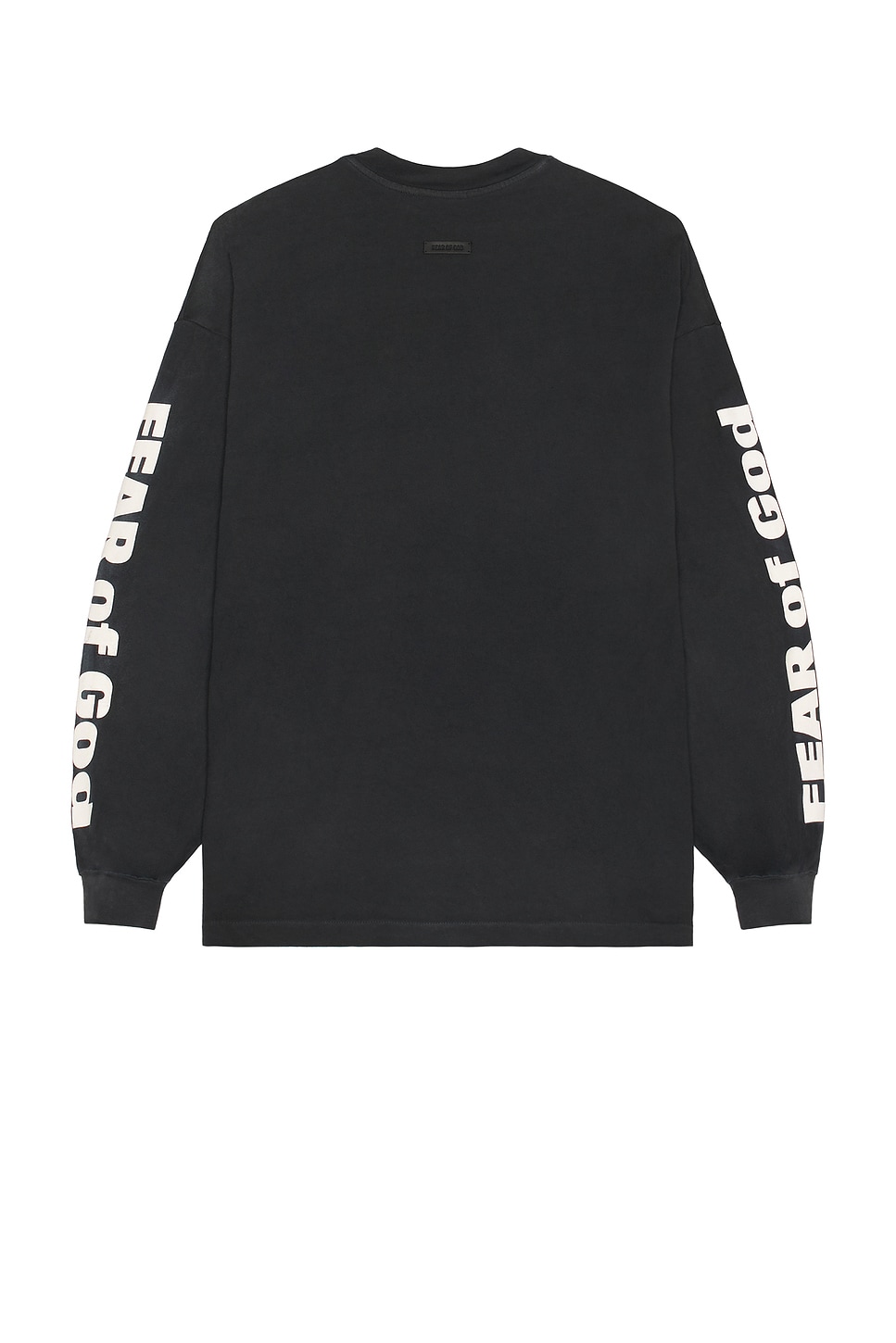 Fear Of God Long-sleeve Graphic Tee In Black