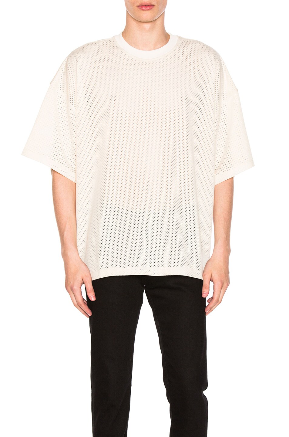 Image 1 of Fear of God Mesh Oversized Tee in Sand