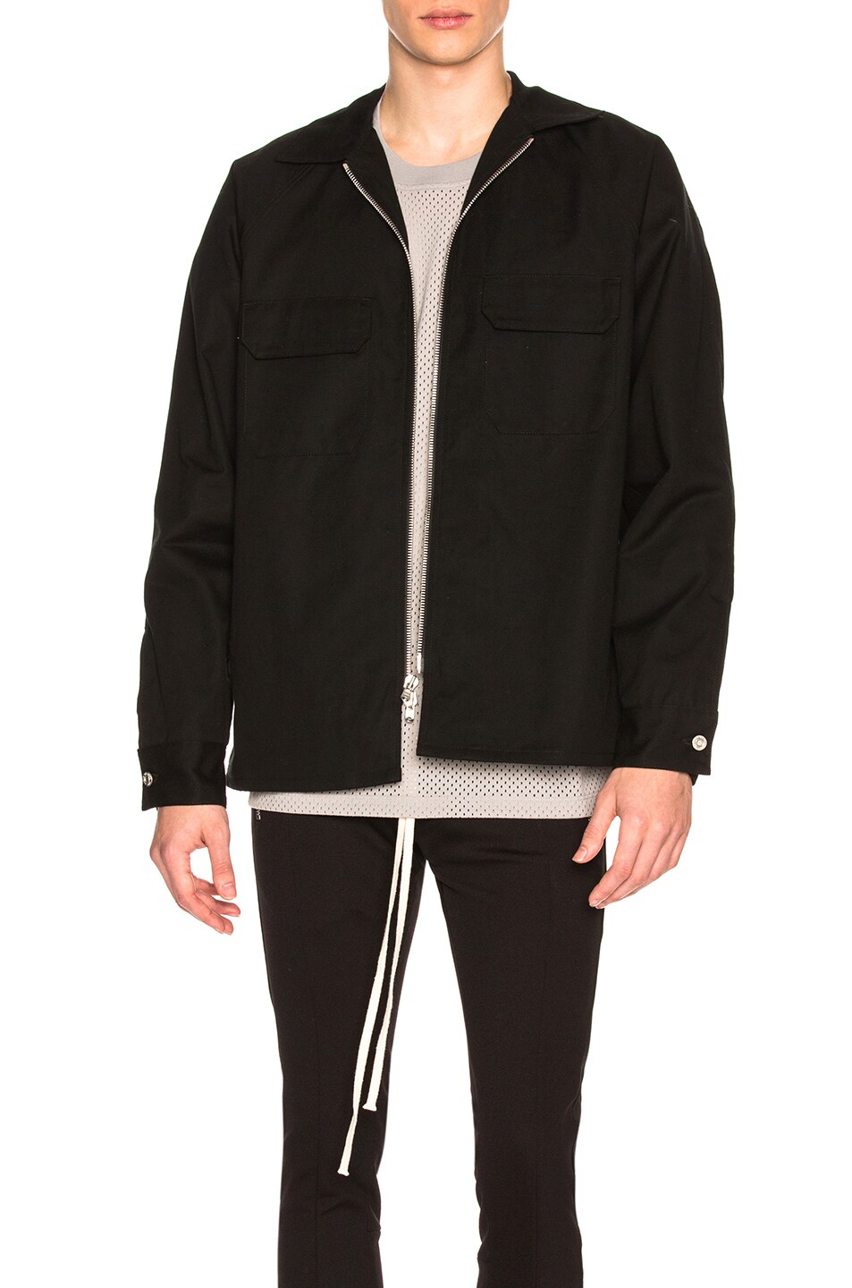 Image 1 of Fear of God Chino Workshirt in Black