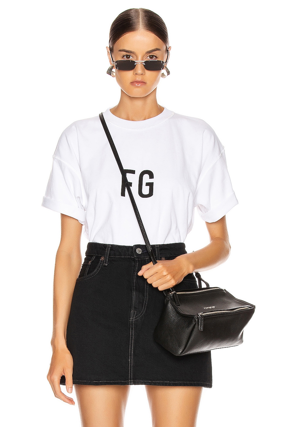Image 1 of Fear of God Short Sleeve FG Tee in White