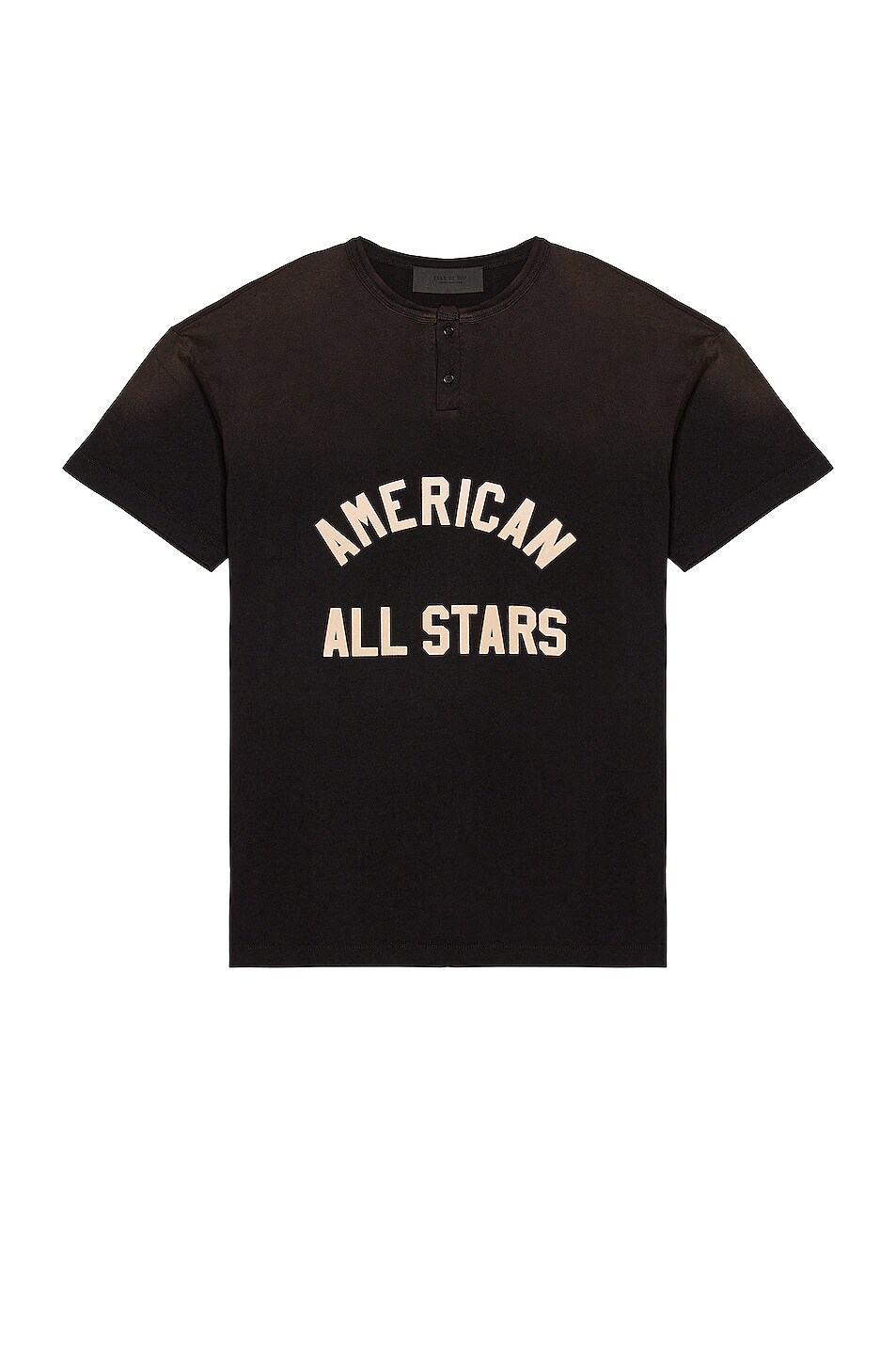 Image 1 of Fear of God All Star Henley Tee in Black