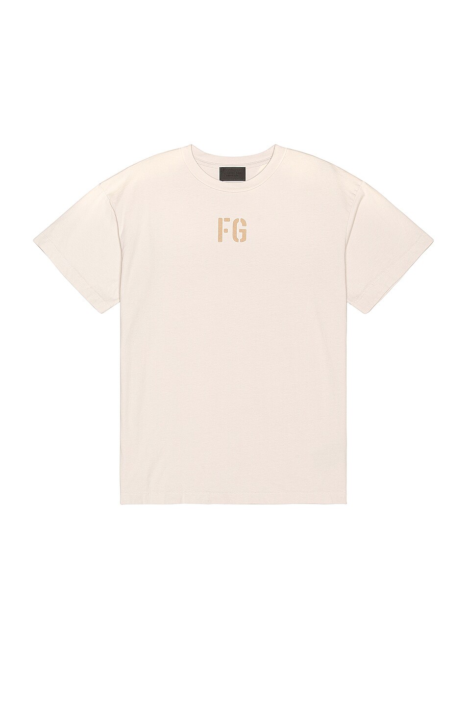 Image 1 of Fear of God FG Tee in Vintage Concrete White