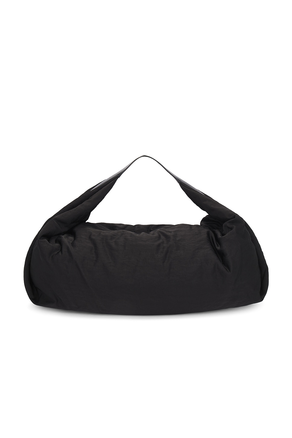 Large Shell Bag Textured in Black