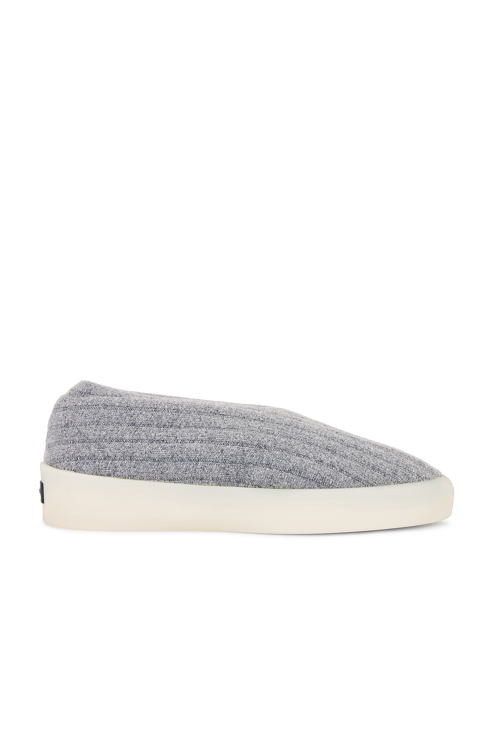 Shop Fear Of God Moc Knit Lo Wool In Dark Grey