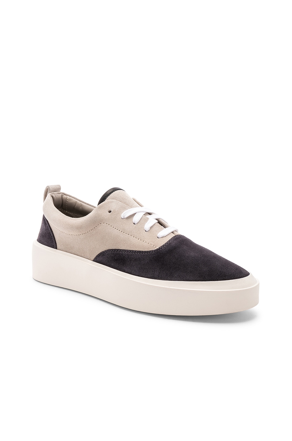 Image 1 of Fear of God Suede 101 Lace Up in Charcoal & Bone