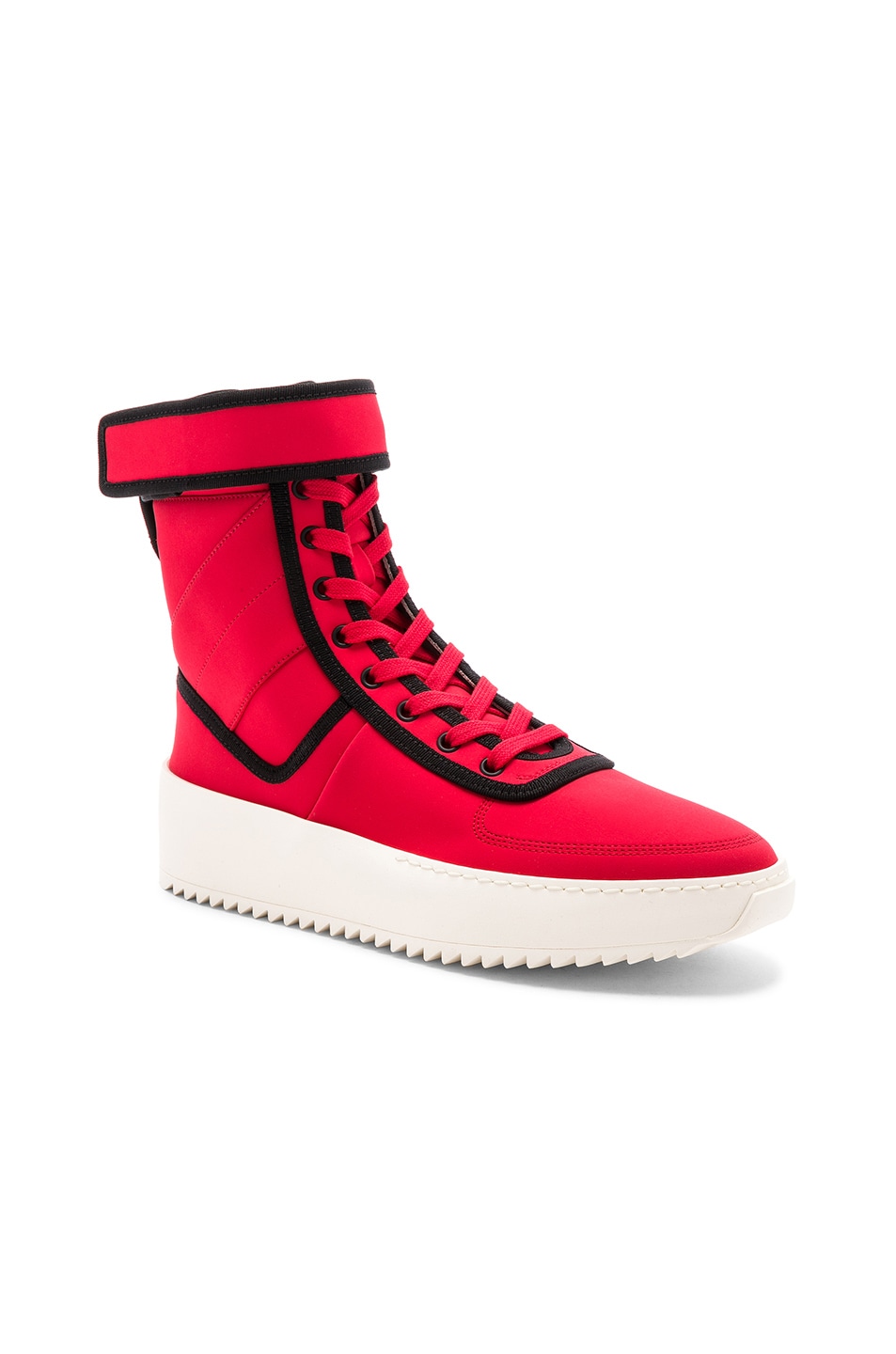 Image 1 of Fear of God Neoprene Military Sneakers in Infrared