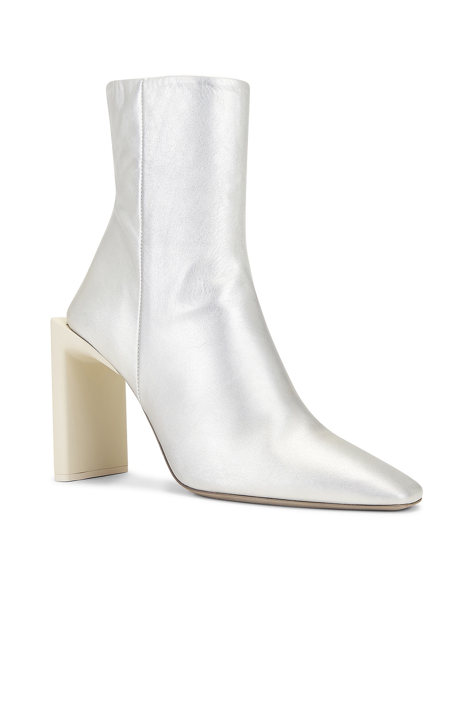 Shop Fear Of God Ankle Boot In Silver