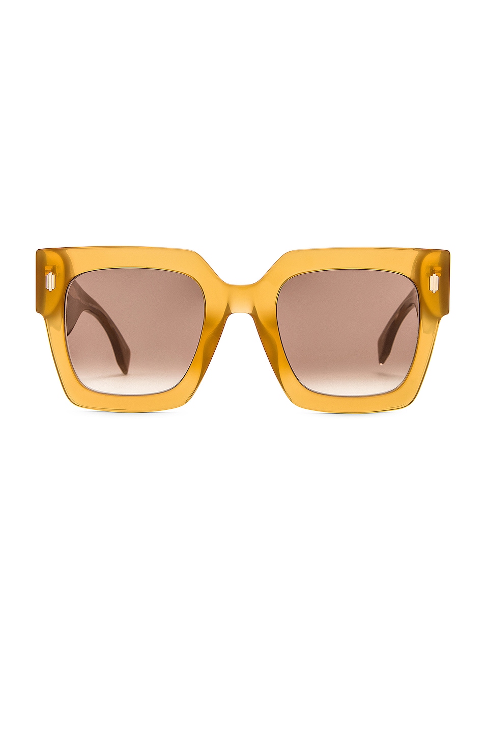 Image 1 of Fendi Square Sunglasses in Brown
