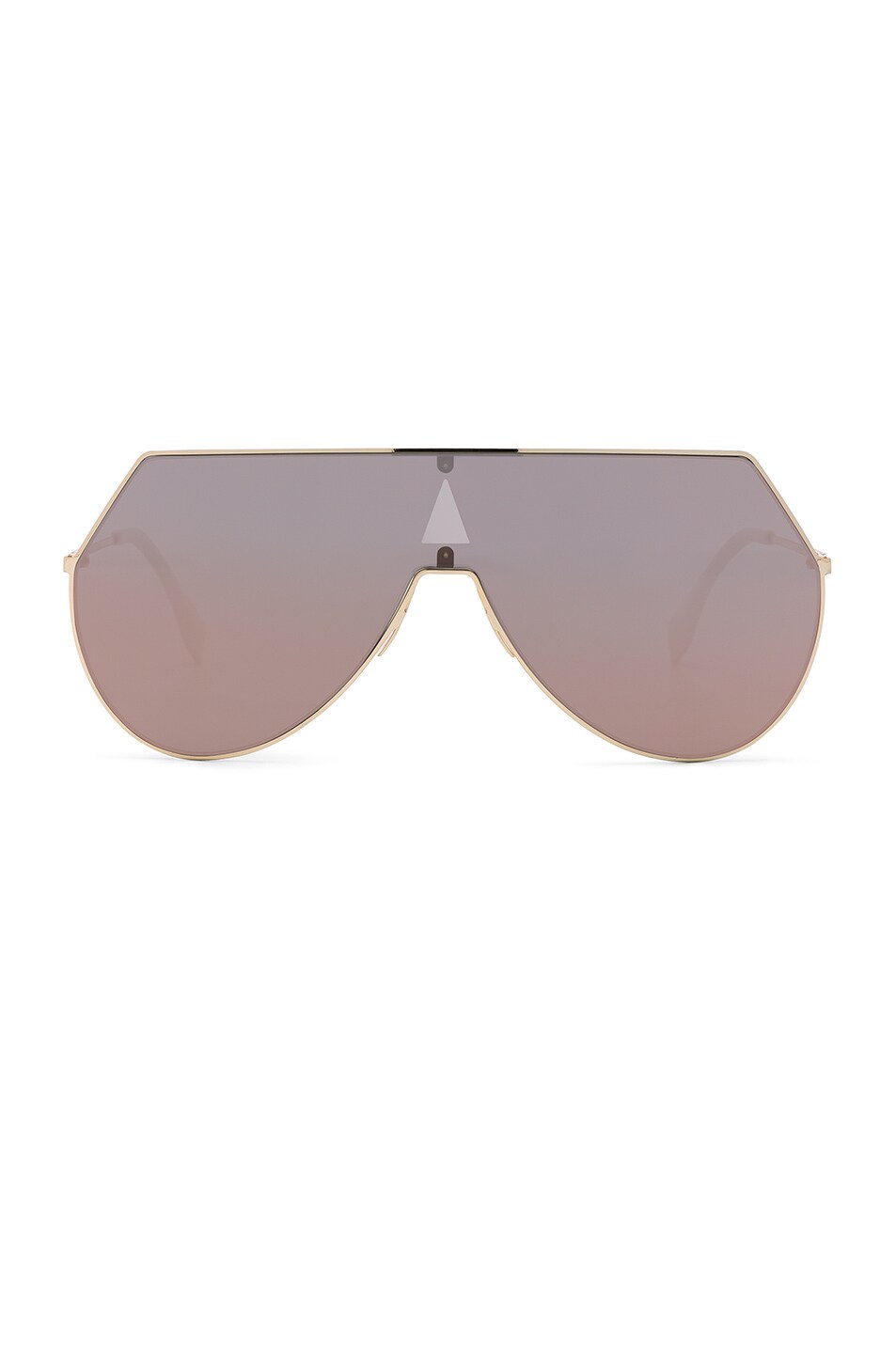 Image 1 of Fendi Eyeline Sunglasses in Rose Gold & Gray Rose Gold