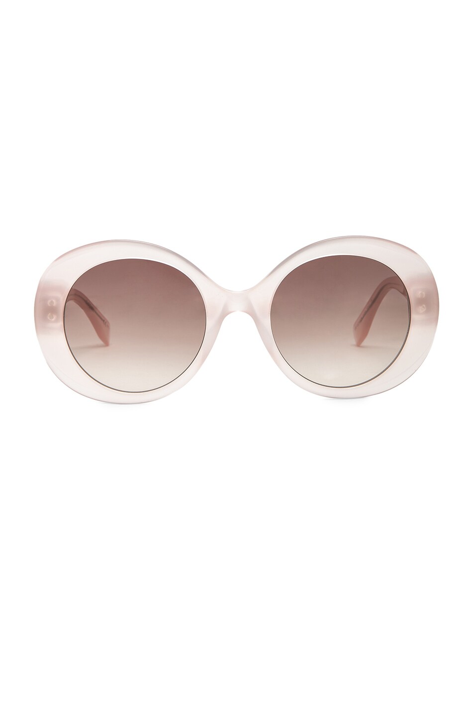 Image 1 of Fendi Peekaboo Sunglasses in Peach & Brown Gradient