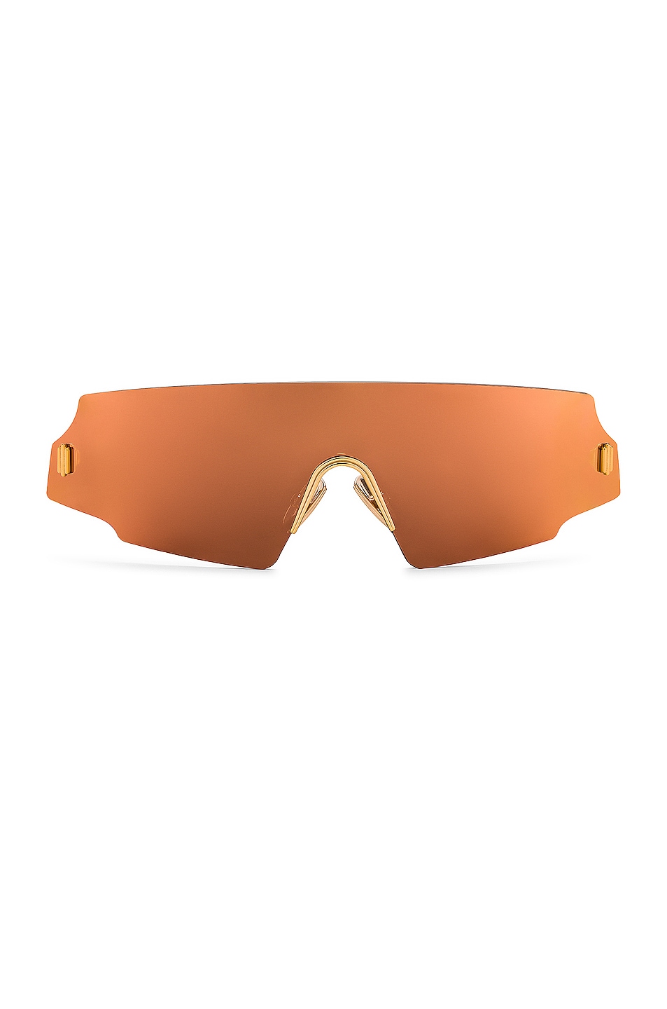 Image 1 of Fendi Shield Sunglasses in Rose Gold