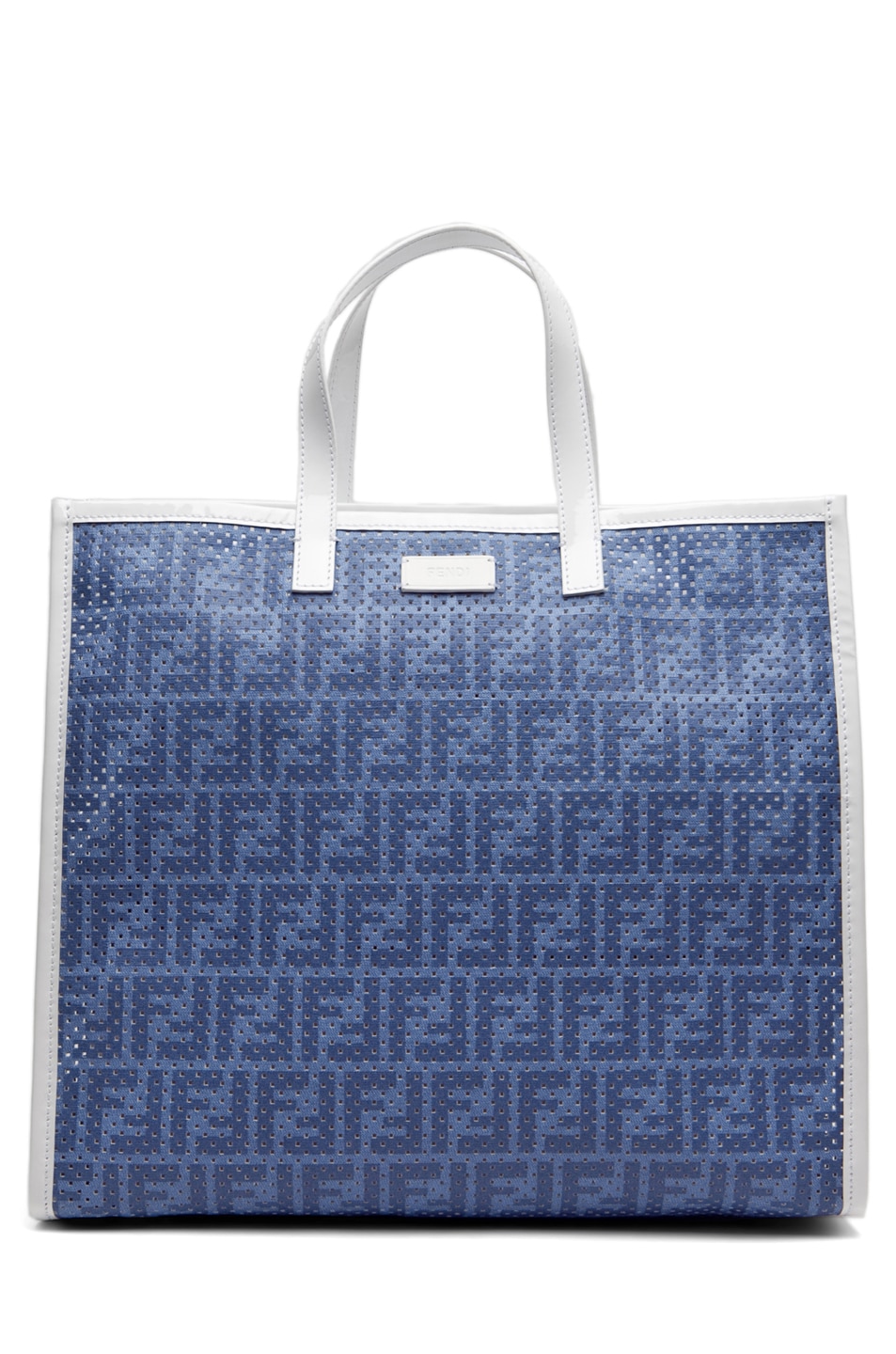 Image 1 of Fendi Shopping Tote in Light Blue