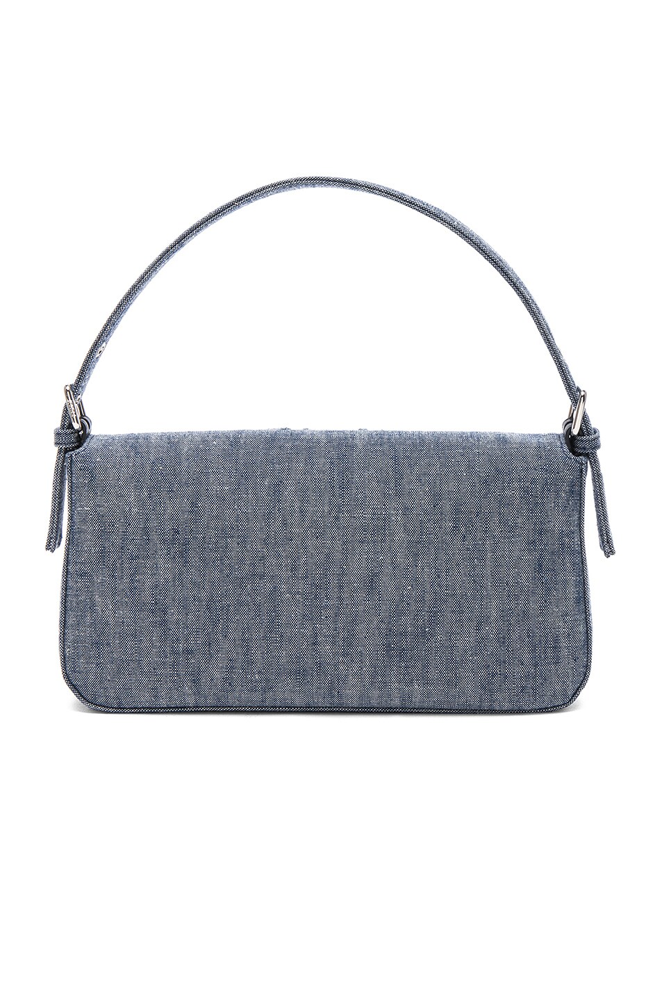 Fendi Embroidered Baguette in Denim | FWRD