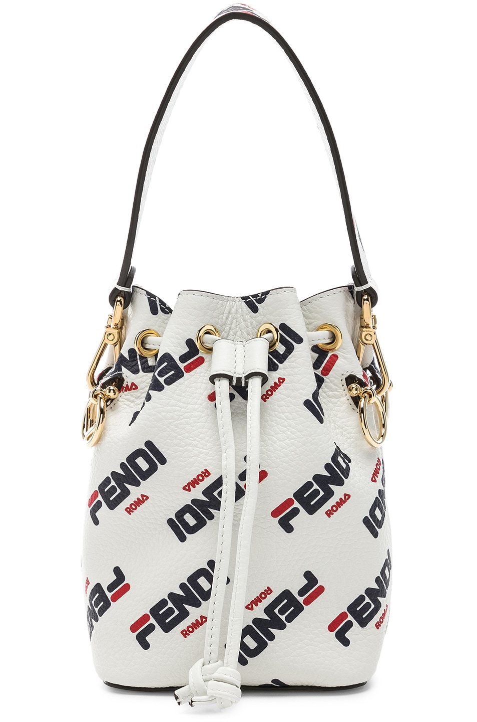 Image 1 of Fendi x FILA Mini Logo Mon Tresor in White