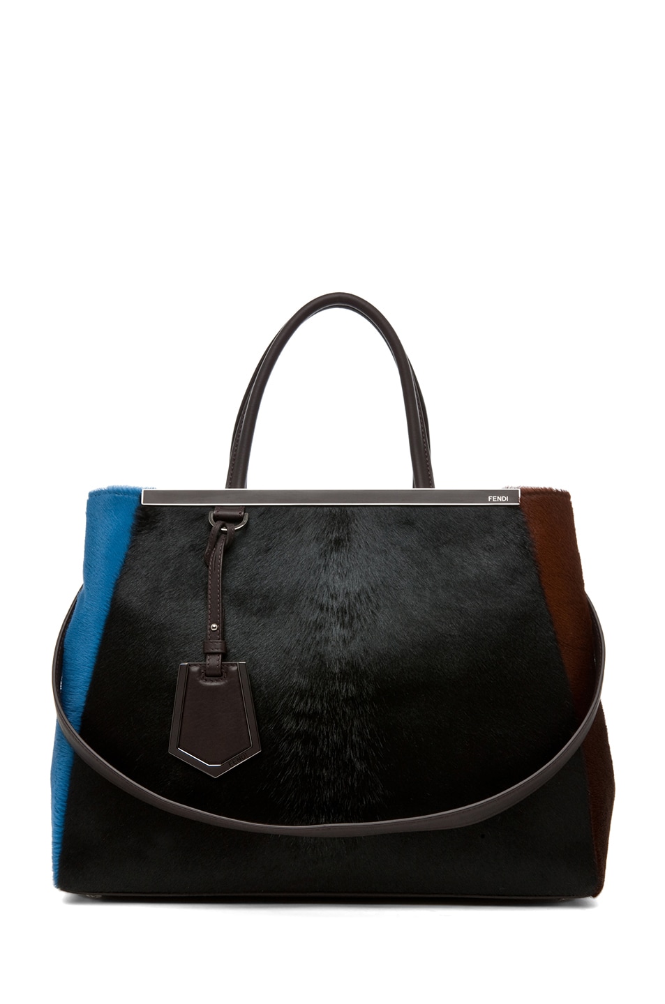 Image 1 of Fendi Handbag in Black & Brown