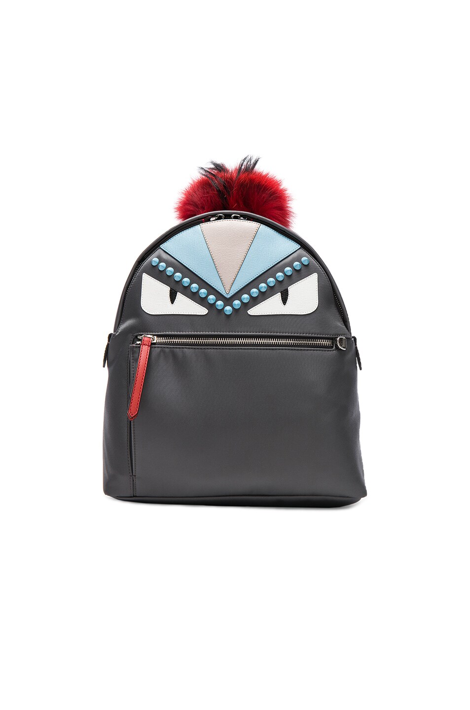 Image 1 of Fendi Embellished Backpack in Steel & Multi