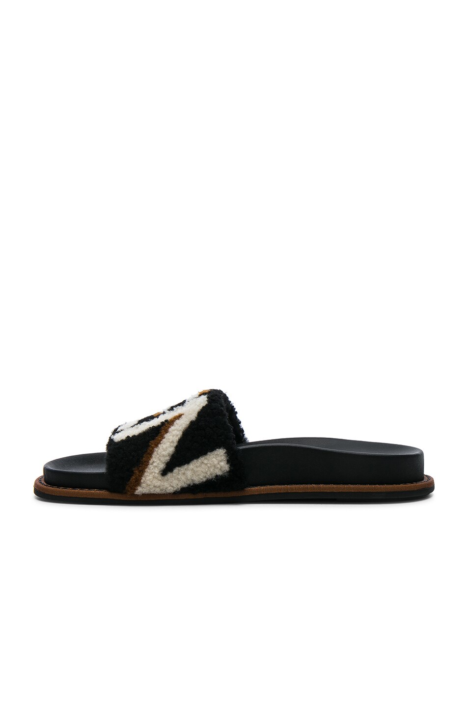 fendi shearling strap