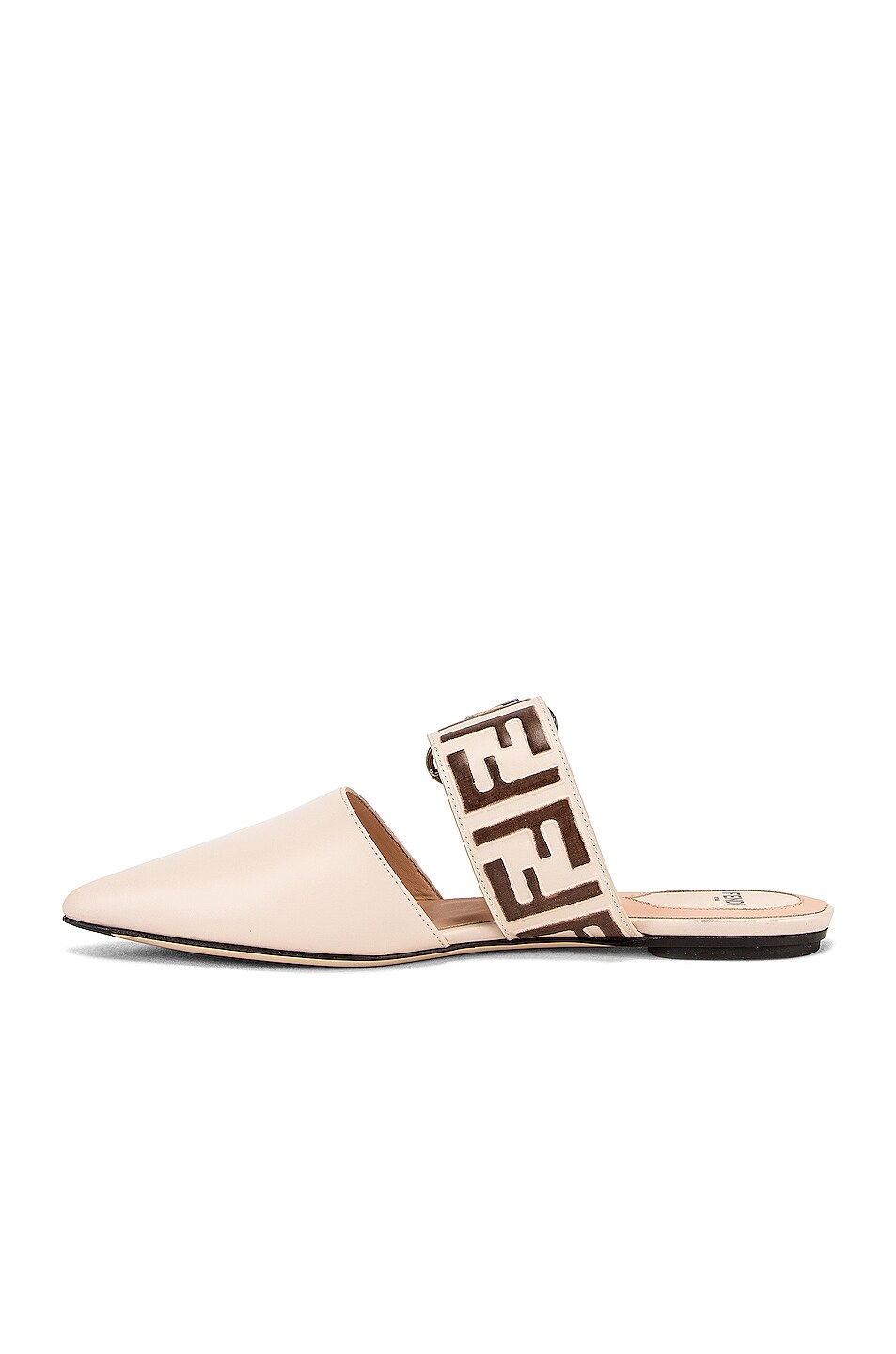 fendi ff buckle mule