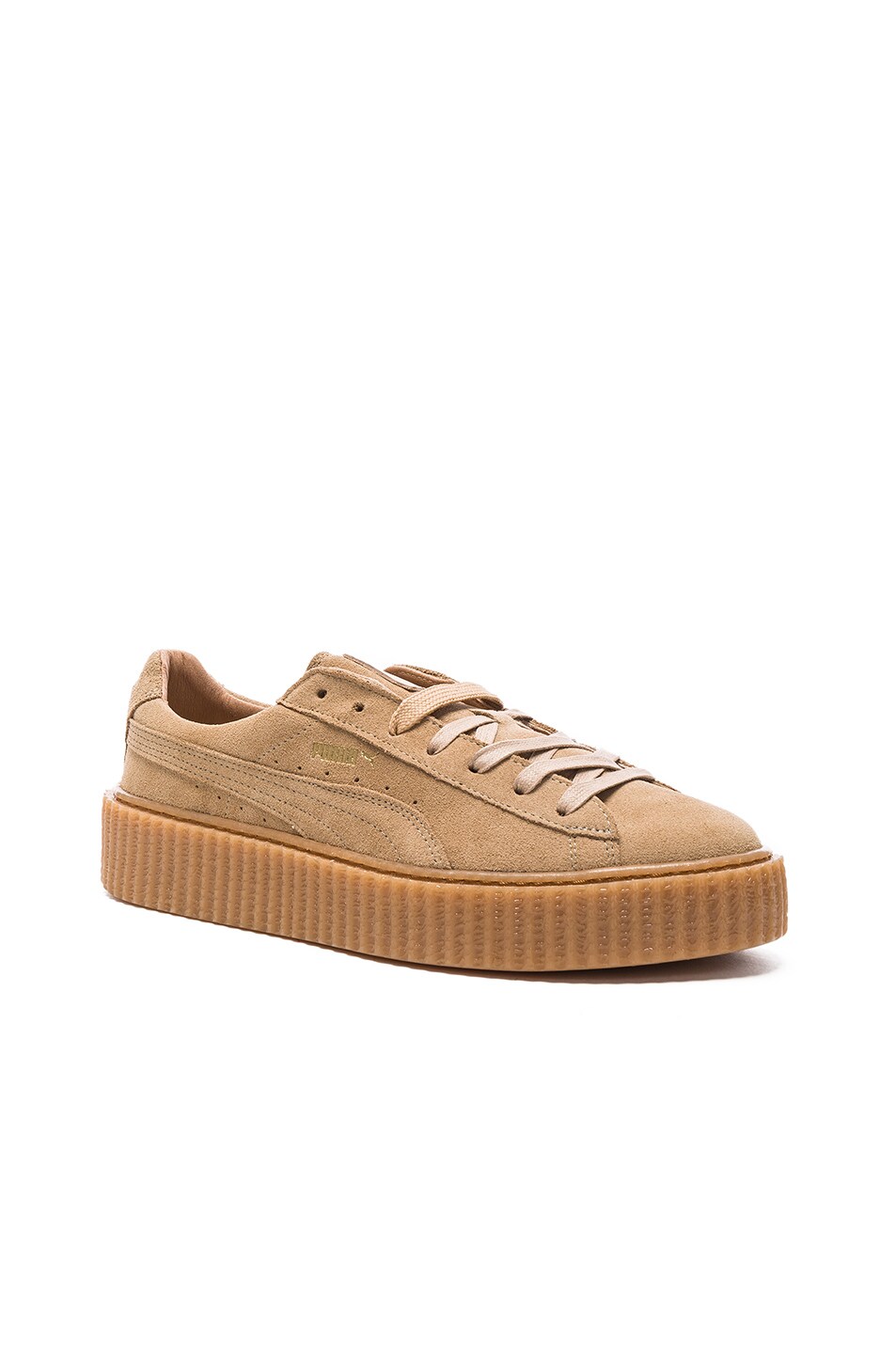 Image 1 of Fenty by Puma Suede Creepers in Oatmeal