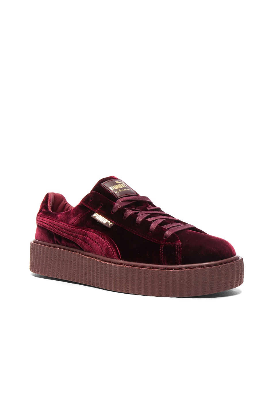 Image 1 of Fenty by Puma Creepers Velvet in Royal Purple