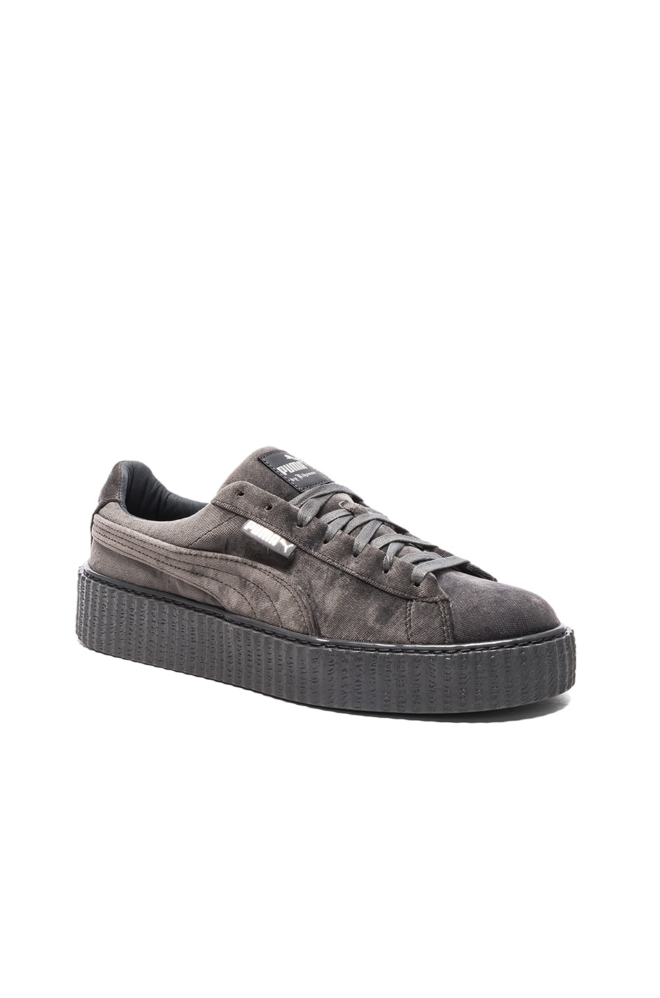 Image 1 of Fenty by Puma Creepers Velvet in Glacier Gray